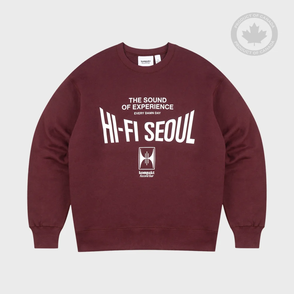 Heavyweight HI-FI Crewneck - Burgundy