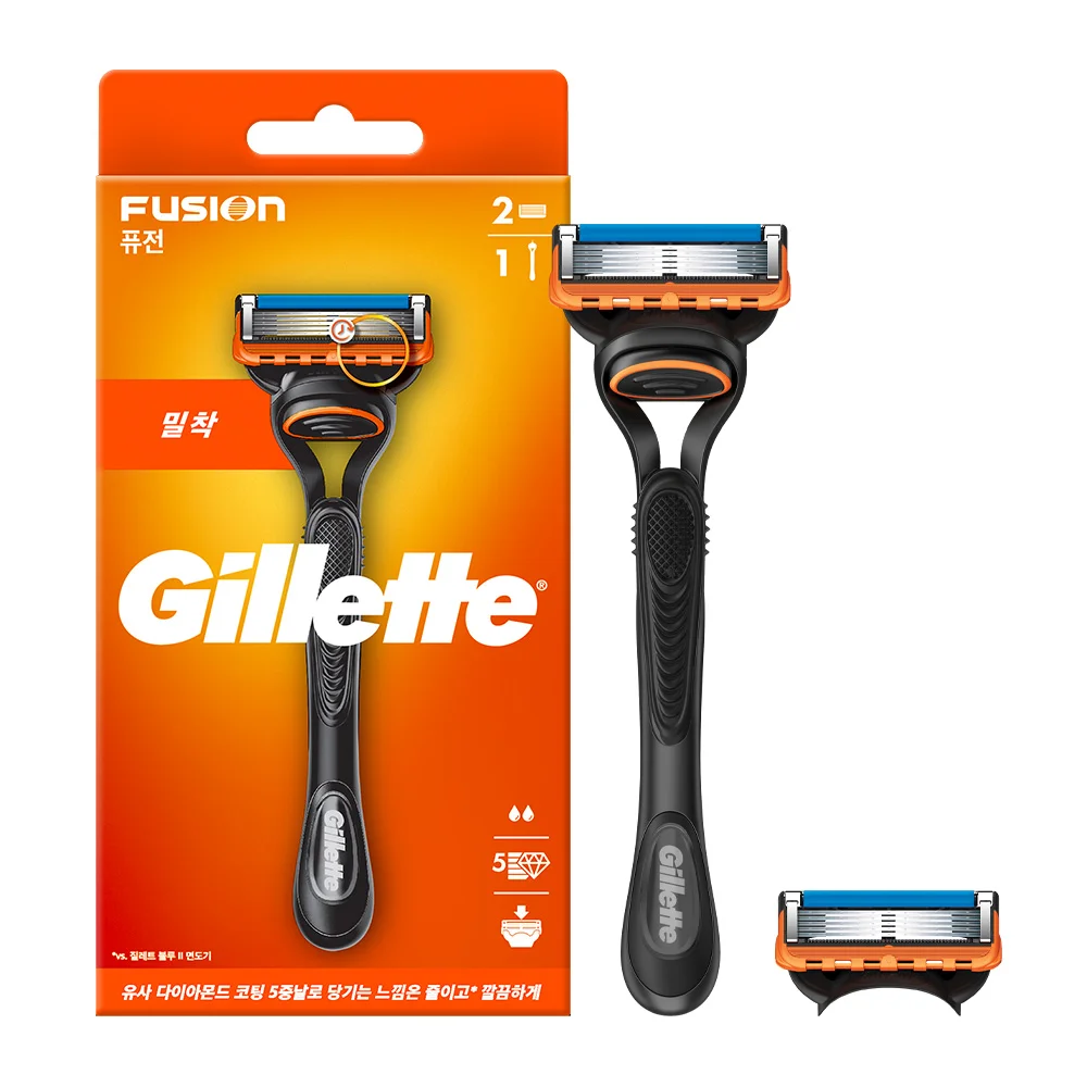 Gillette Fusion 手動 剃鬚刀(Handle +2刀片)
