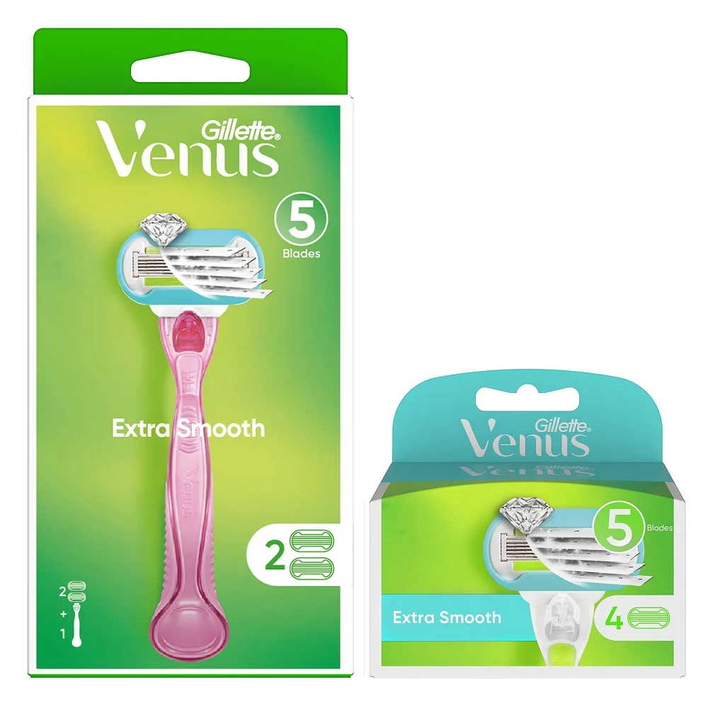 Venus Extra 順滑 剃鬚刀 正品特惠套裝/補充裝 2款 擇1