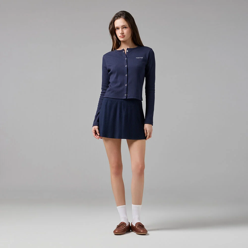 (W)TENNIS PLEAT SKORT (NAVY)