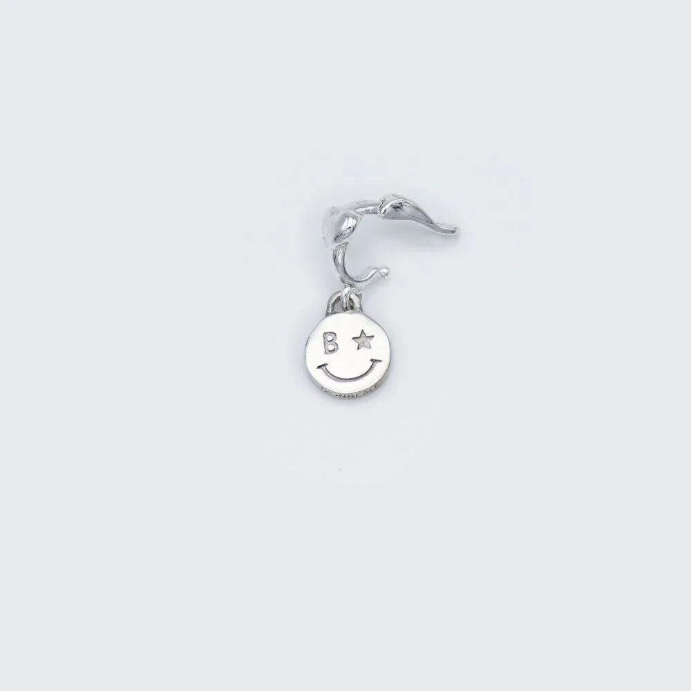Star eye smile silver pendant 925純銀 星眼 笑臉 銀 吊墜