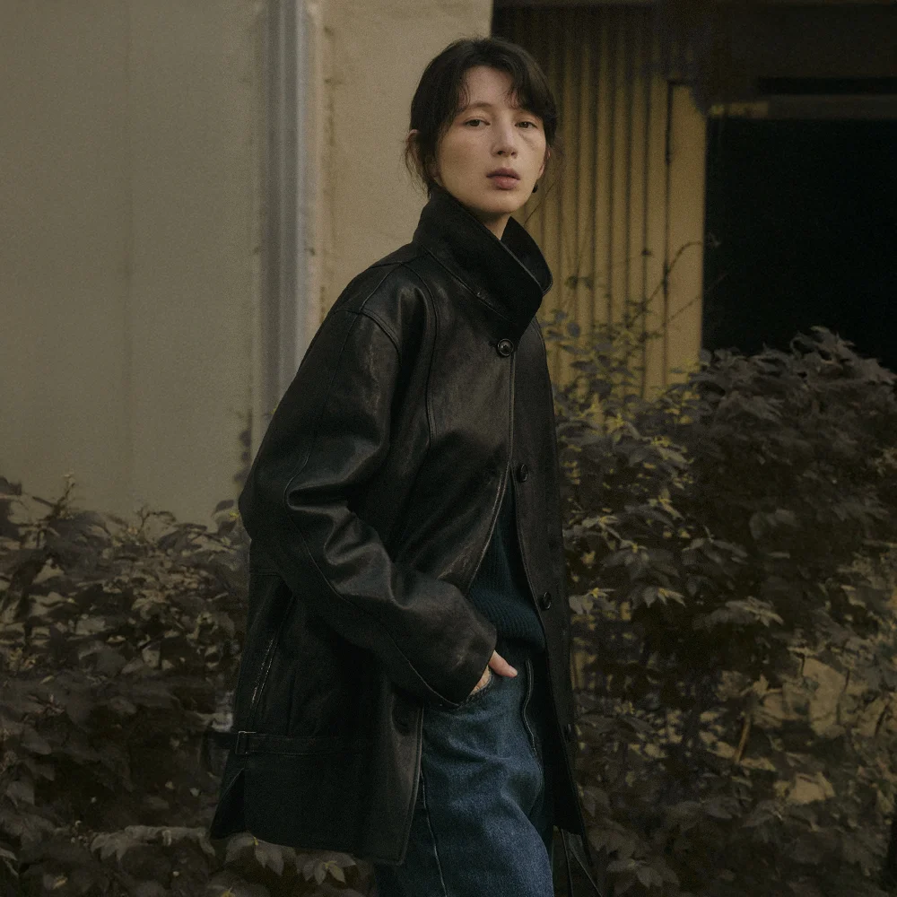CAMBO LAMSKIN LEATHER JACKET_BLACK