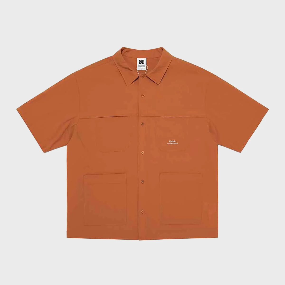 Mailer 必備款 短袖 襯衫外套 ORANGE