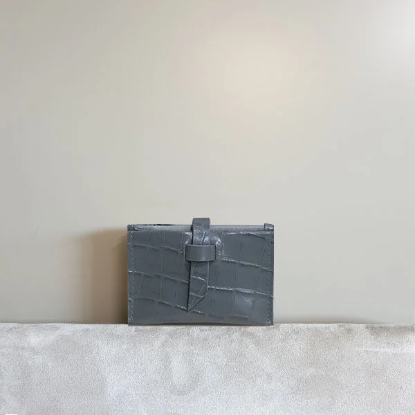 3PS Wallet / Grey (Croc. E/B)