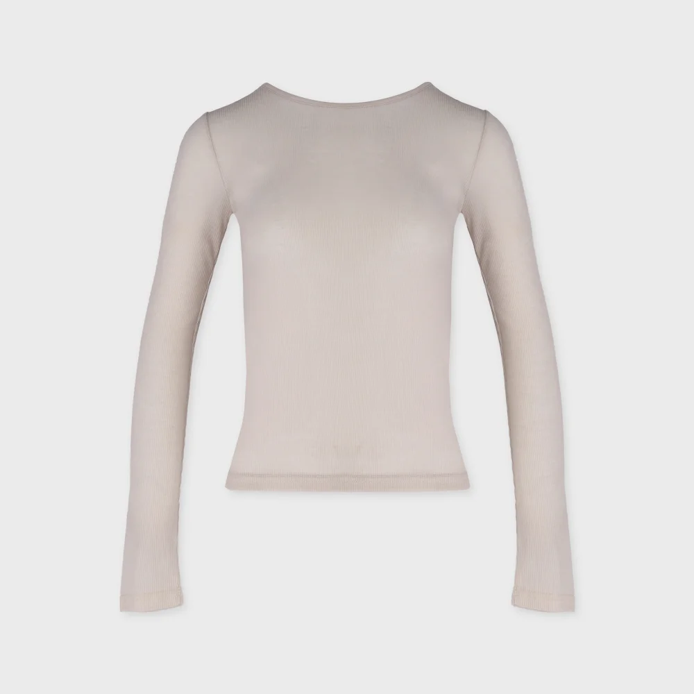 Layered T-shirt (Light Beige)