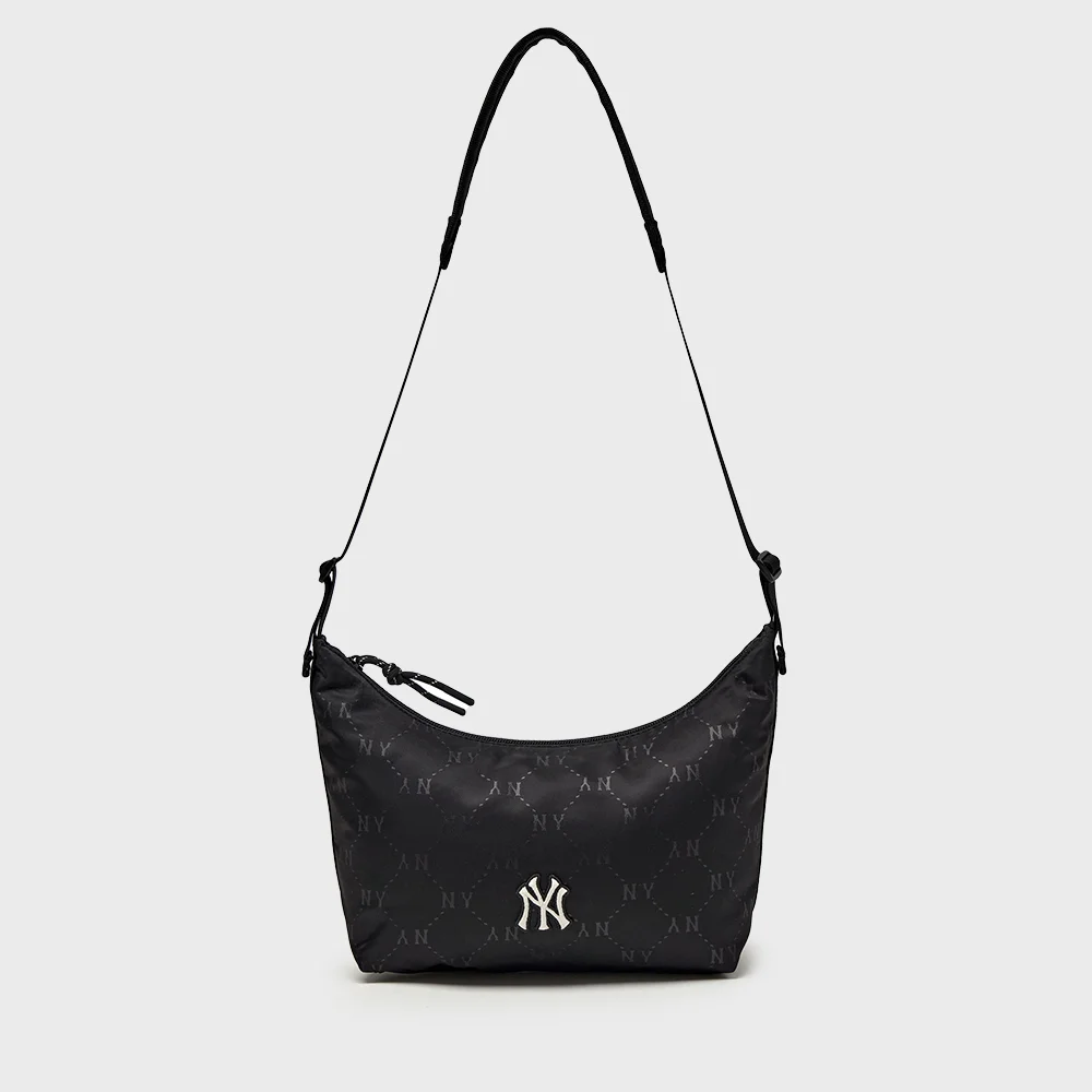 菱形 Monogram 運動風 Hobo Bag NY (Black)