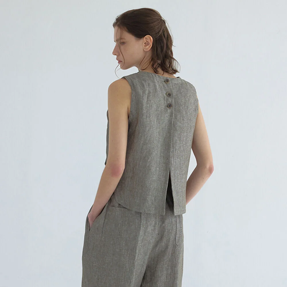 Breeze Linen Vest