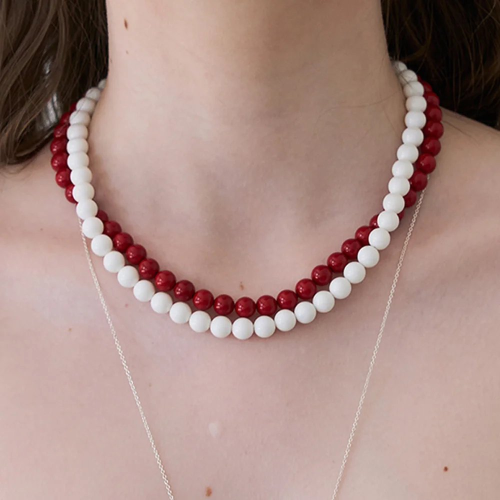 Rose With Dew - Necklace 16 (2colors/5sizes)