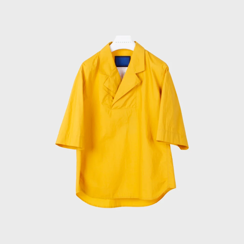TYPEWRITER SAFARI SHIRT_YELLOW