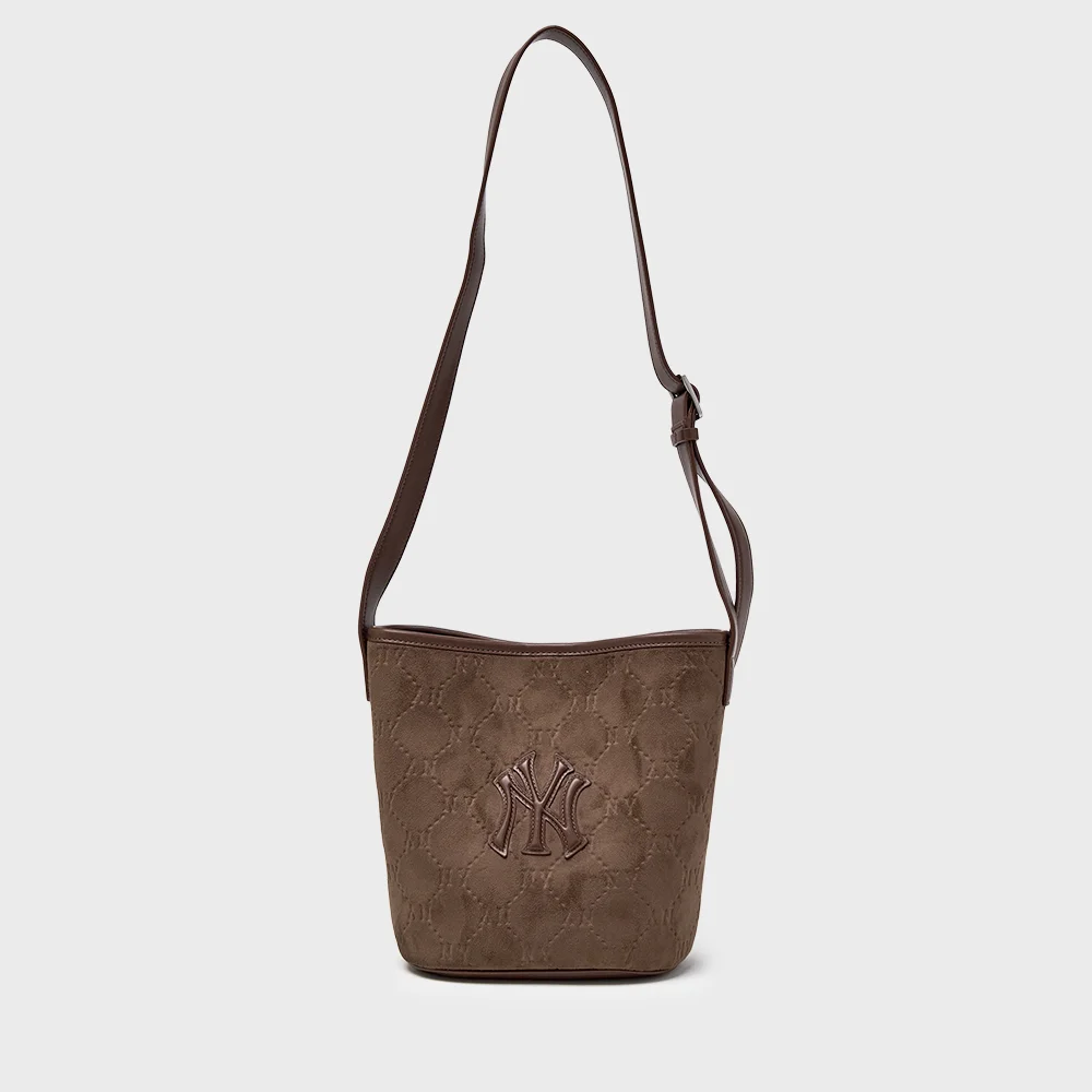 Monogram 麂皮 水桶袋 NY (D.Brown)