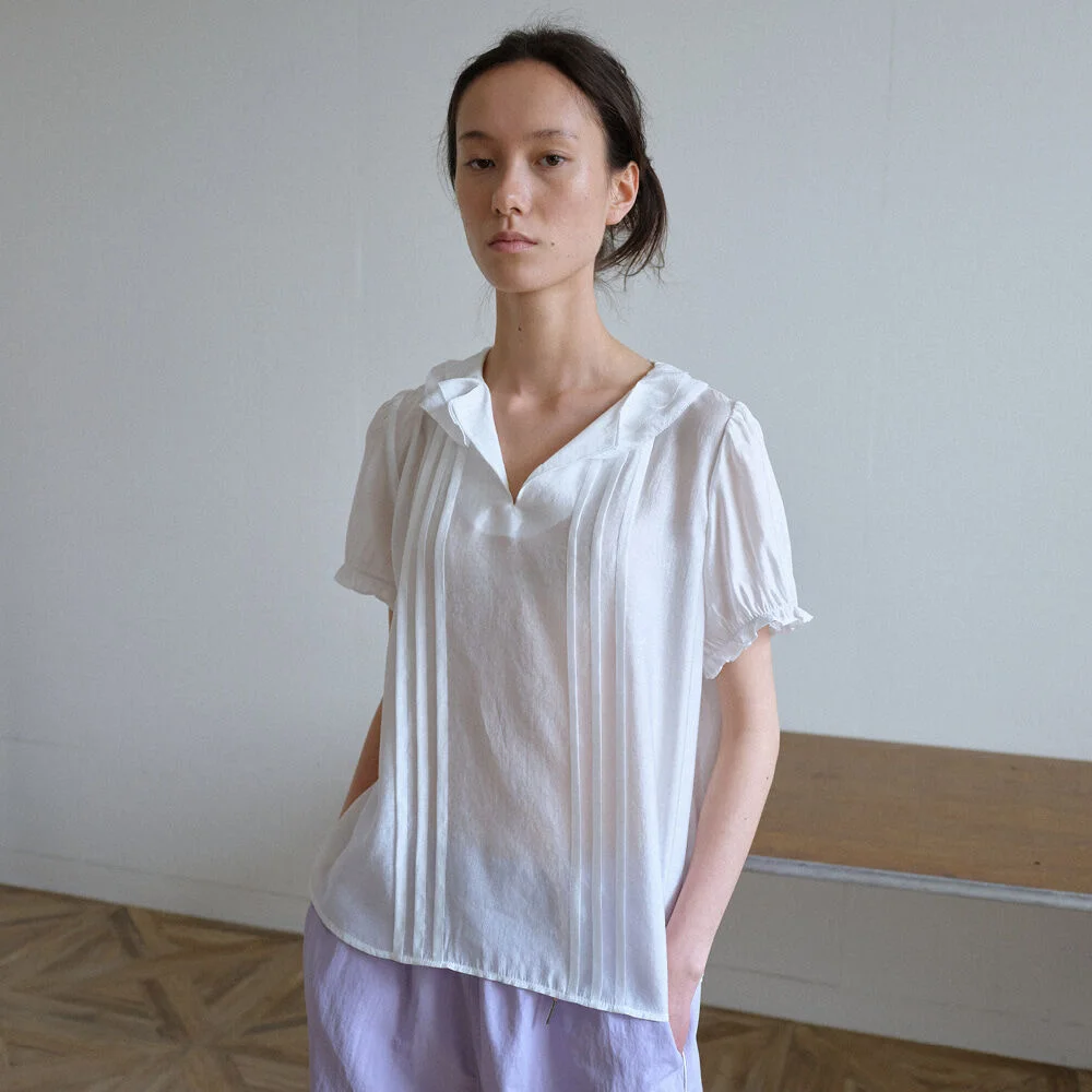 Loue Chiffon Blouse (White)