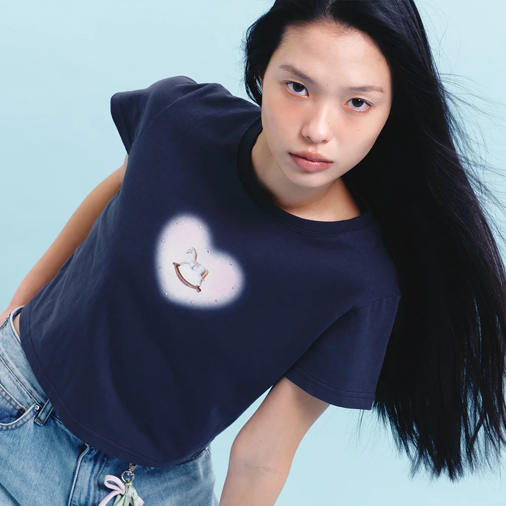 PONY HOTFIX T-SHIRT (CHARCOAL)