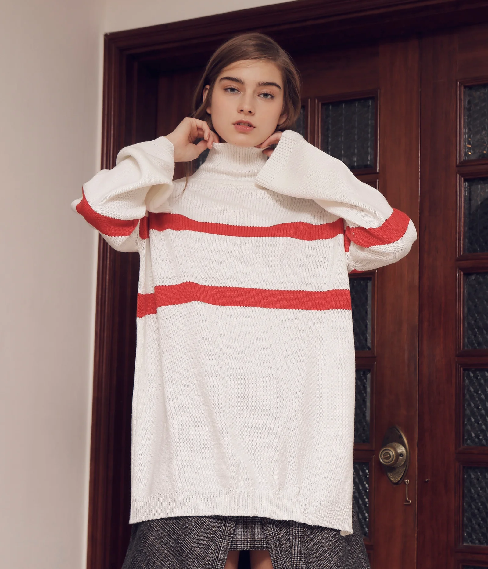 SAILOR TURTLENECK KNIT_IVORY
