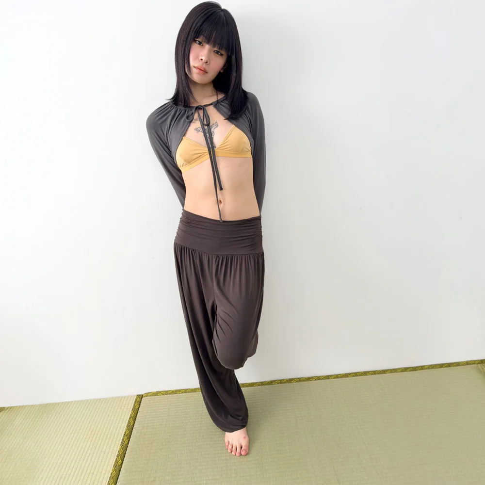 Ribbon bolero (Charcoal)