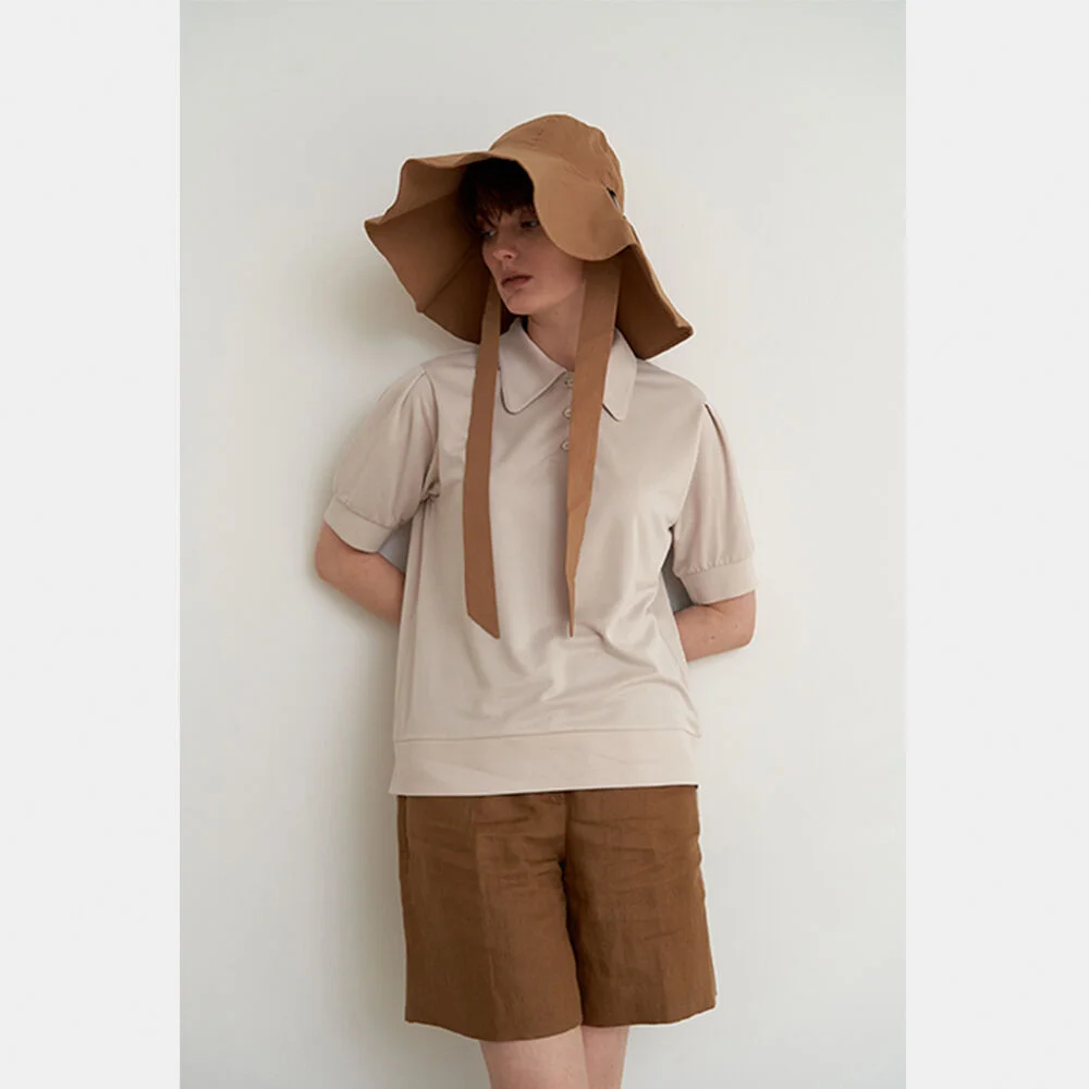 dd signature pique st shirt_Light Beige