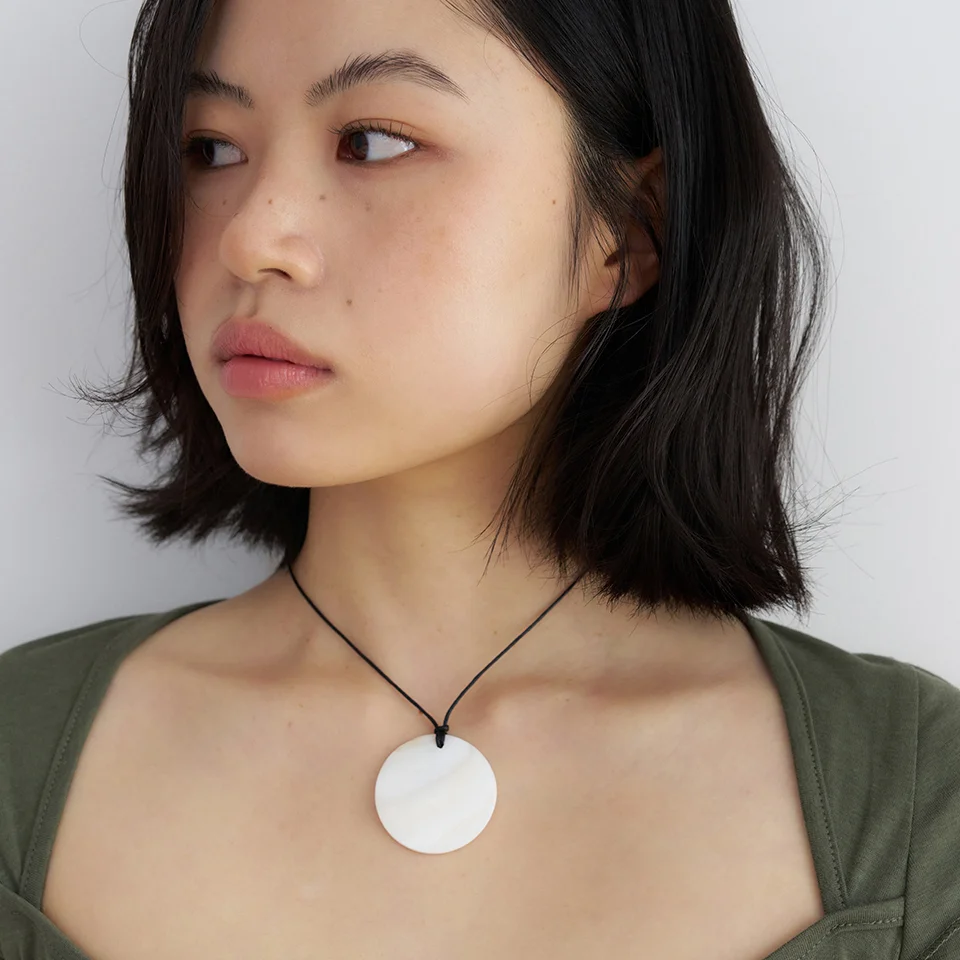 real shell string necklace (2size)