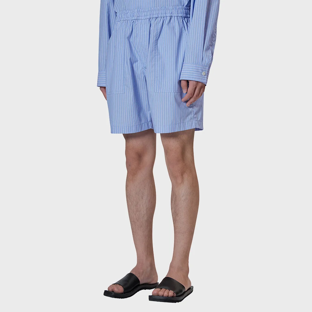 LOUNGE SHORTS(BLUE STRIPE)