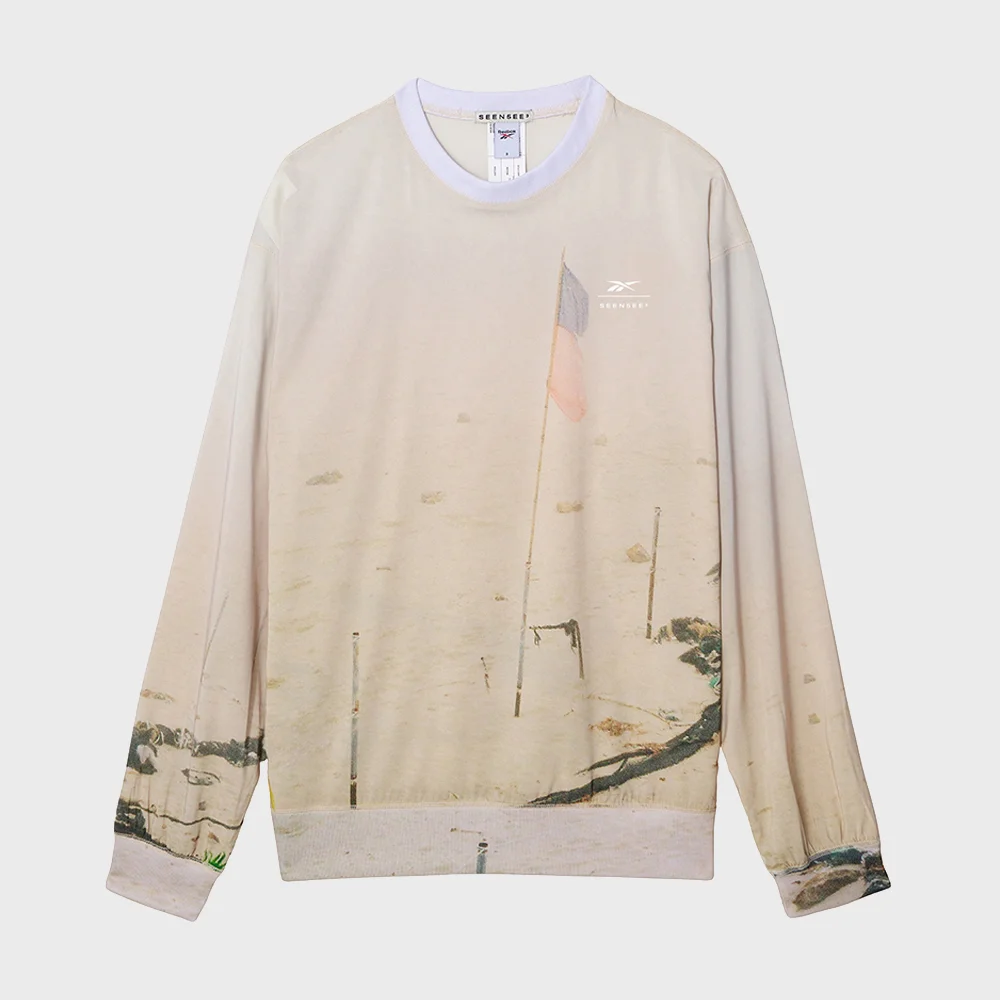 REEBOK X SEEN PRINTING WOVEN CREW NECK - 旗幟