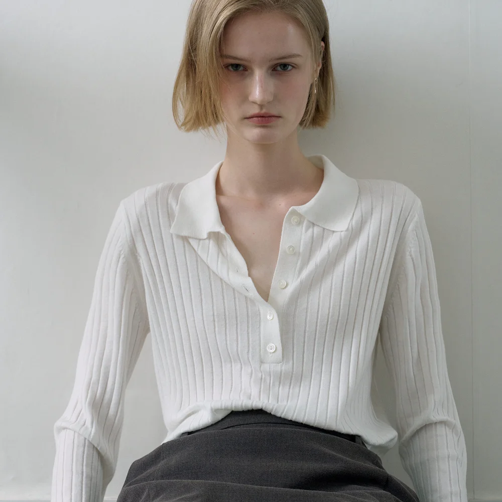 SOFT OPEN COLLAR KNIT_IVORY_OD3C2MKN92IVY