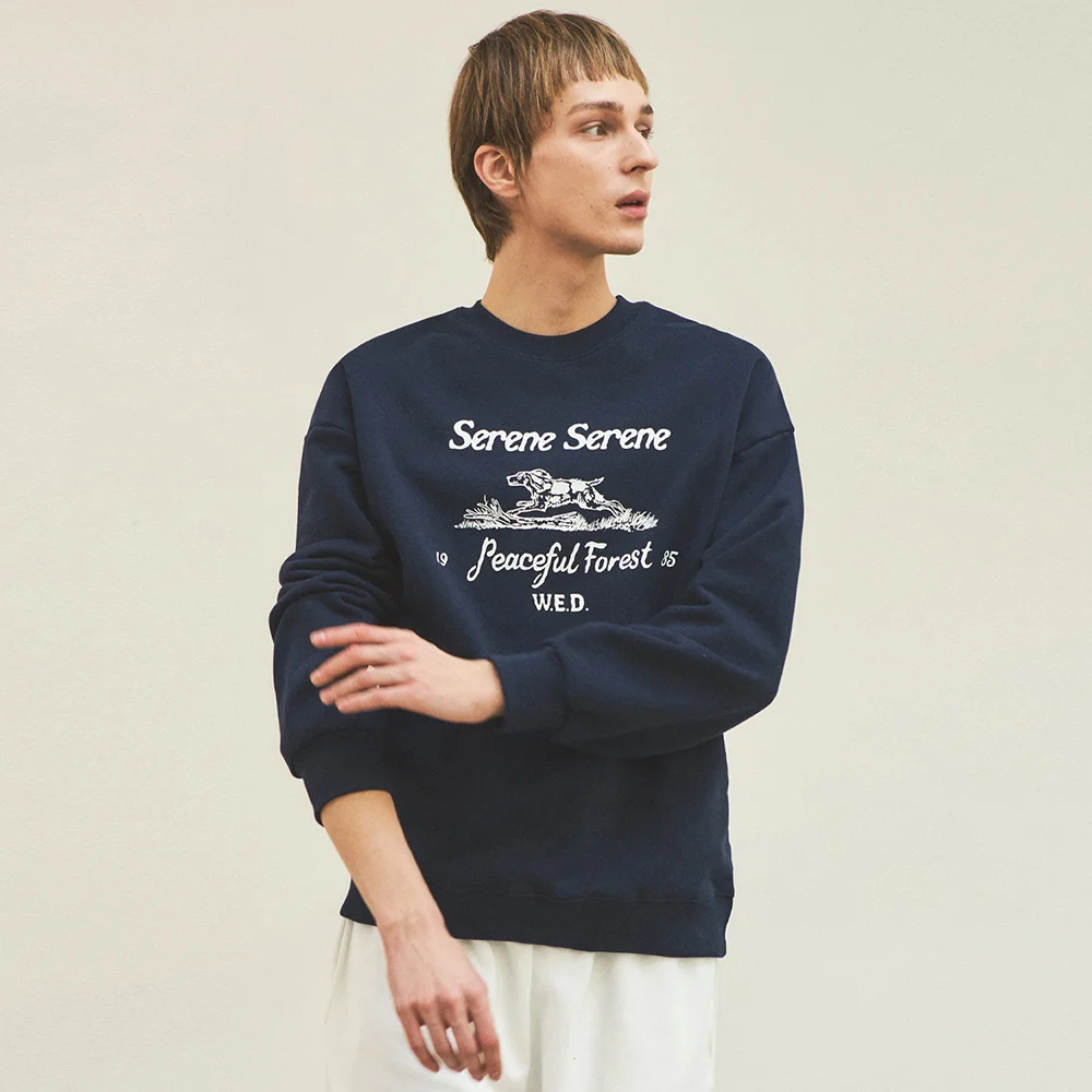 Howl FoxHound Sweatshirt_Navy(W25-TP01)