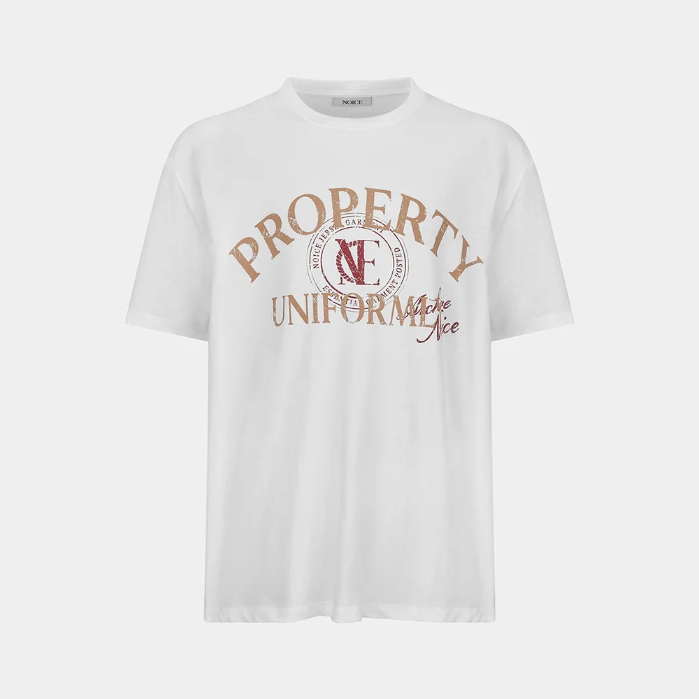 M PROPERTY EMBLEM T-SHIRT - OFF WHITE