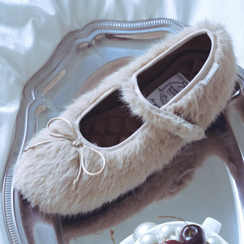 BELLA FUR MARYJANES - 6 colors