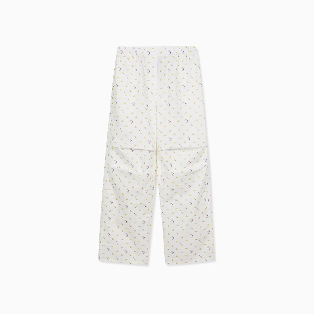 WOODSTOCK ROLL-UP COTTON PANTS_ivory