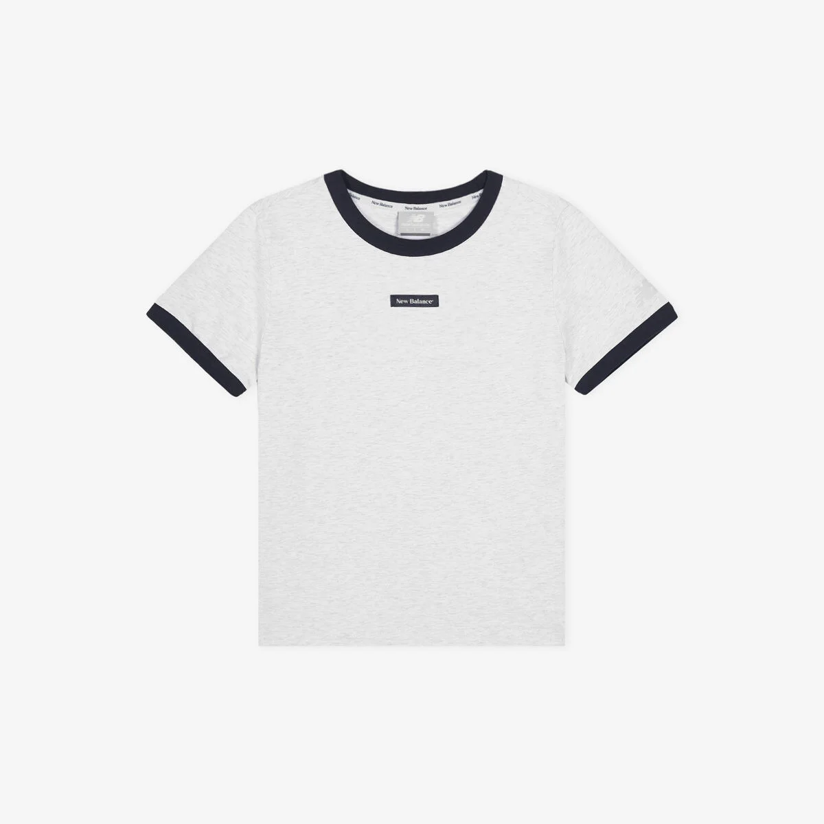 NBNEG2W462 / WOMEN Ringer 短袖T恤 (L/GRAY)
