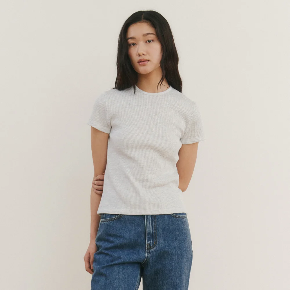 Breeze T-Shirts_White Melange