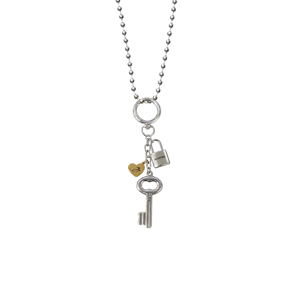 月亮 兩穿 鑰匙 鏈條 頸鏈 Luna 2-way Key Chain Necklace