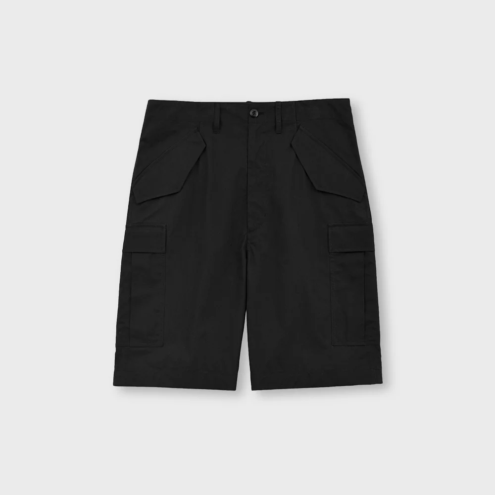 Military Field Shorts, Black