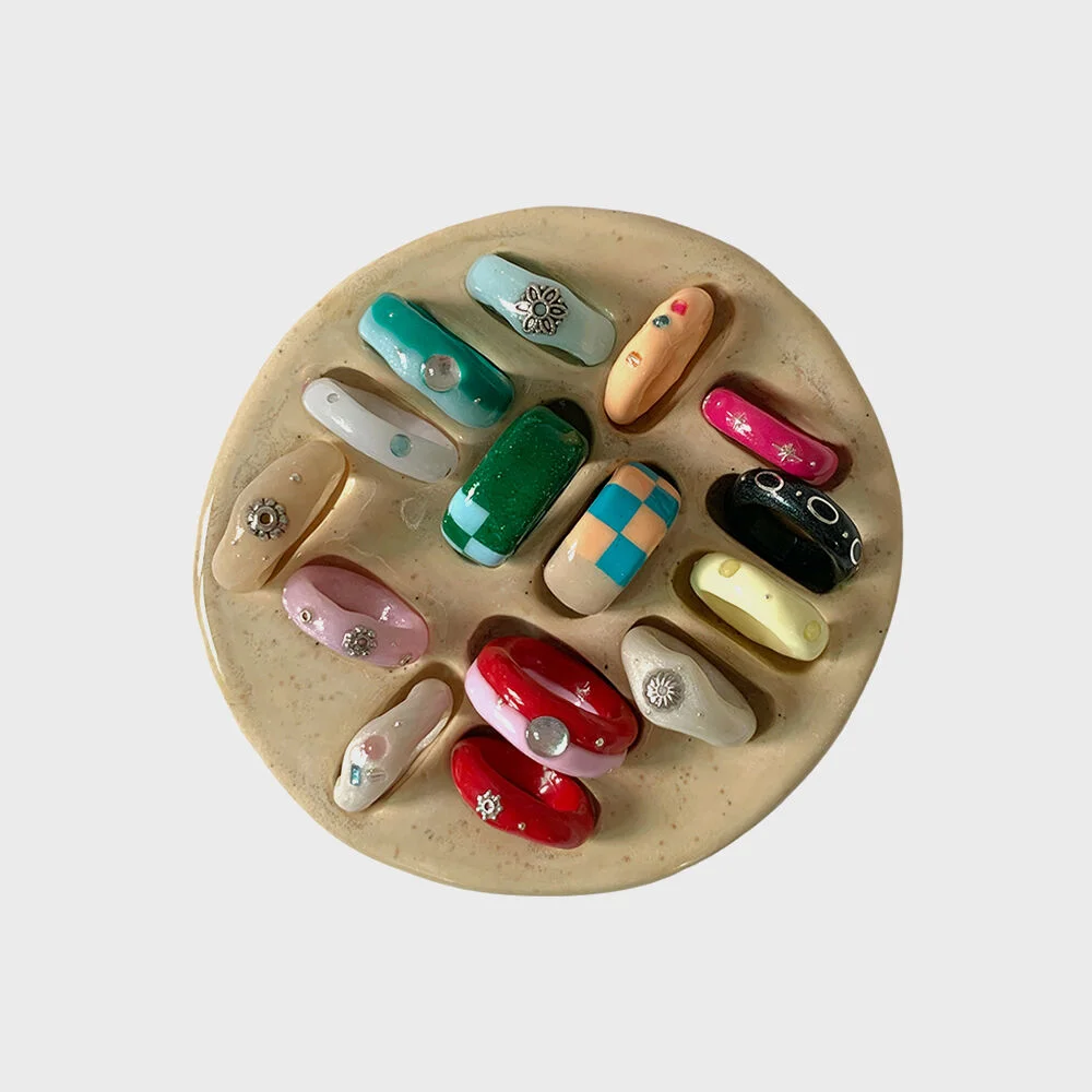 ceramic_ring holder (cream)