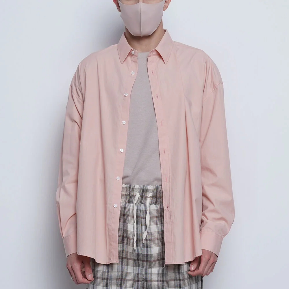M97 yoo linen over shirts pink