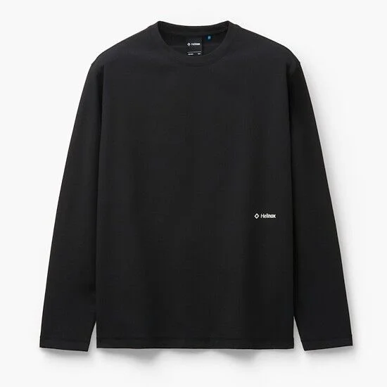 華夫格 Peak 長袖 T恤_Black