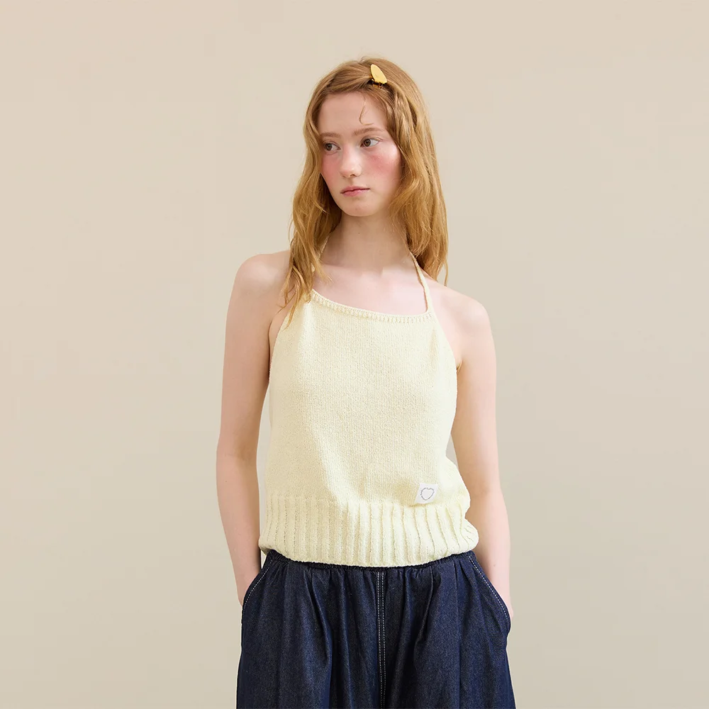 Holter Button Sleeveless