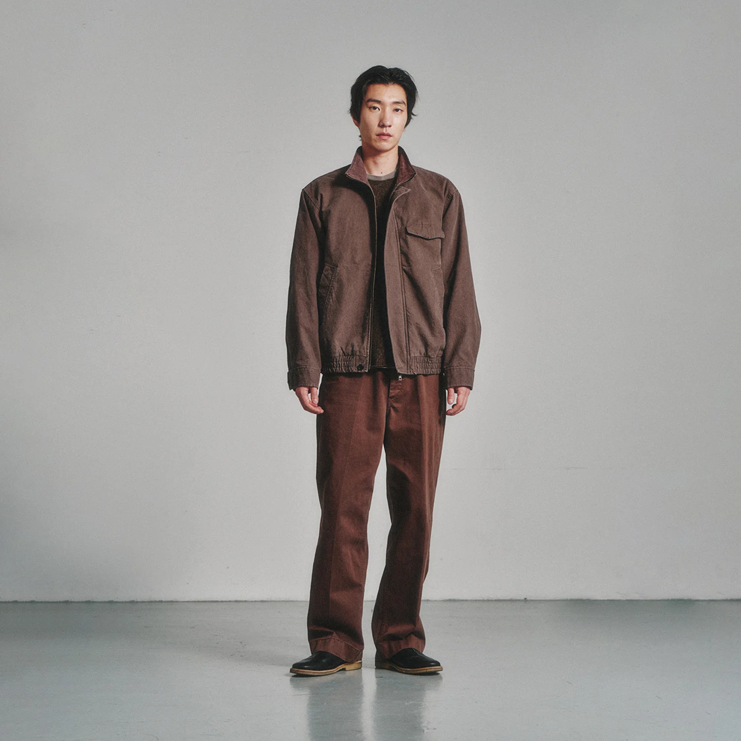 Pocket Deck Jacket_Wood