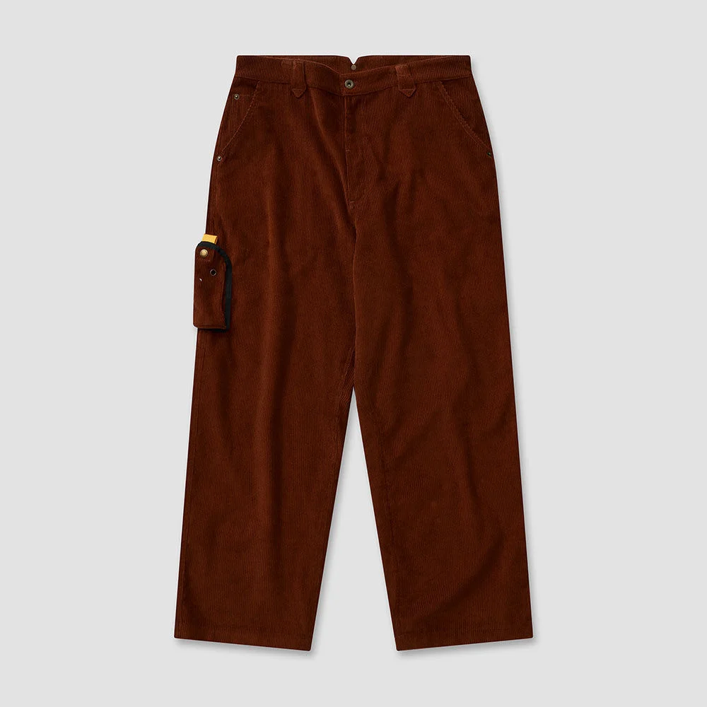 Corduroy Washed Engineer Pants 34(Firebrick)