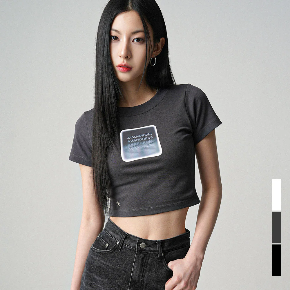 1988 Ripply Crop T-shirt - 3COL