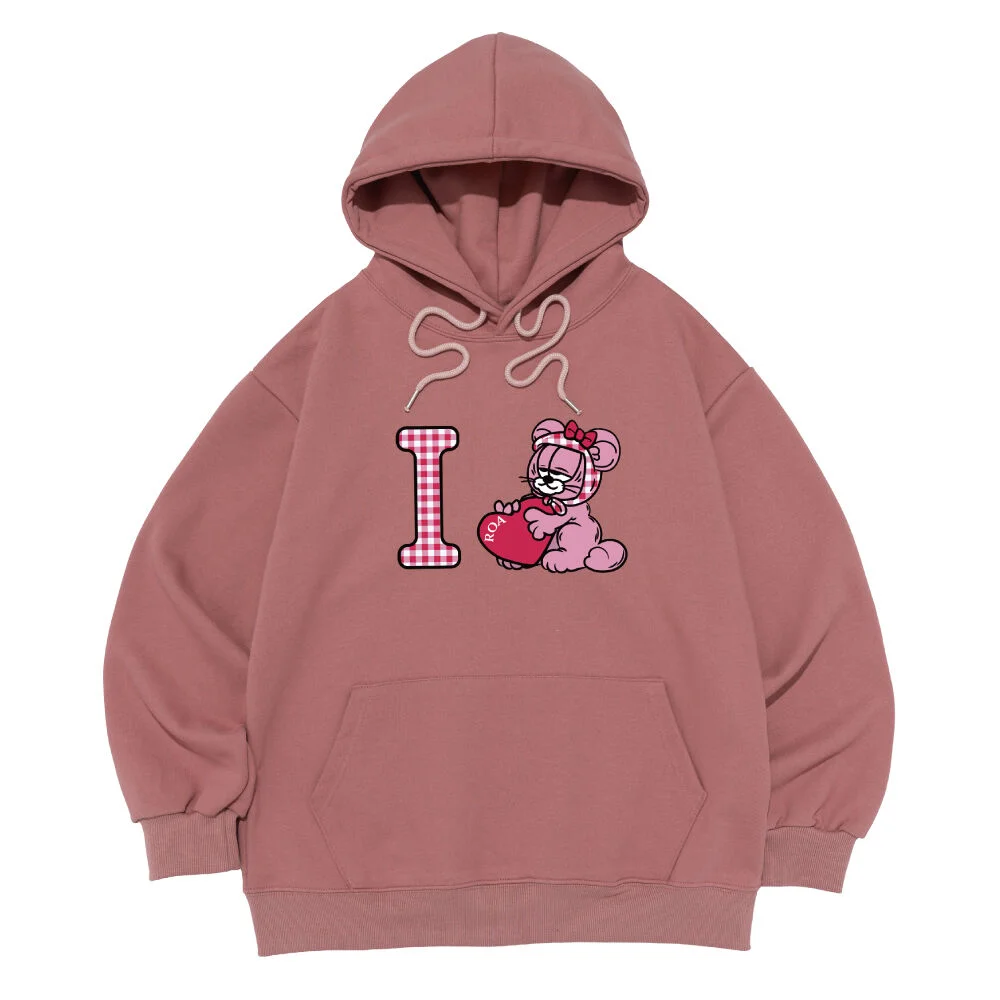 ROIDESROIS X BERNI I LOVE BERNI 圖案 連帽衫 (粉色)