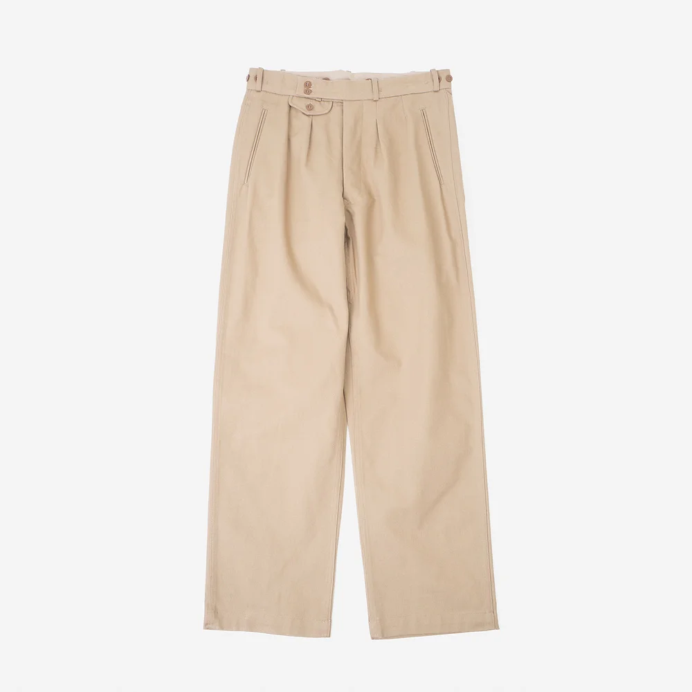 YMCL KY German Type Navy Tropical Pants - Khaki