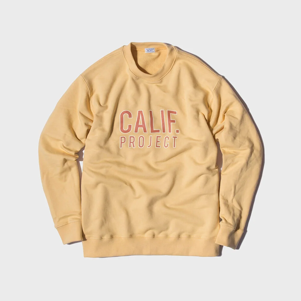 CALIF. PROJECT LOGO SWEATSHIRTS (MUSTARD)