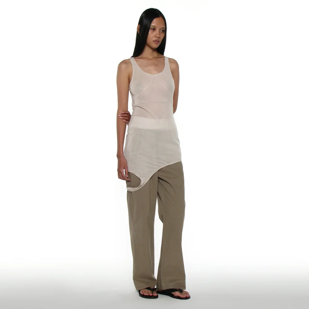PWC SHEER TRANSFORM SLEEVELESS DRESS_LIGHT BEIGE