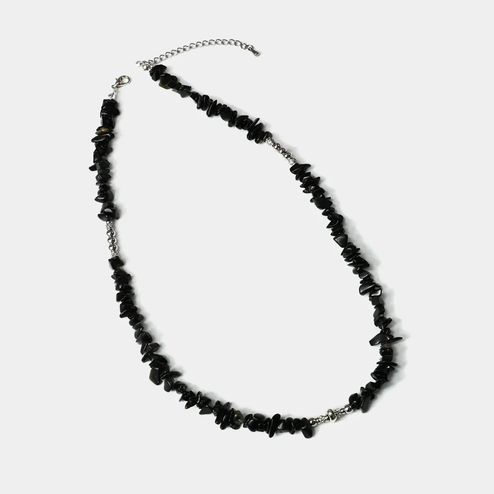 Natural 土耳其 石洗 Necklace_黑色 石洗