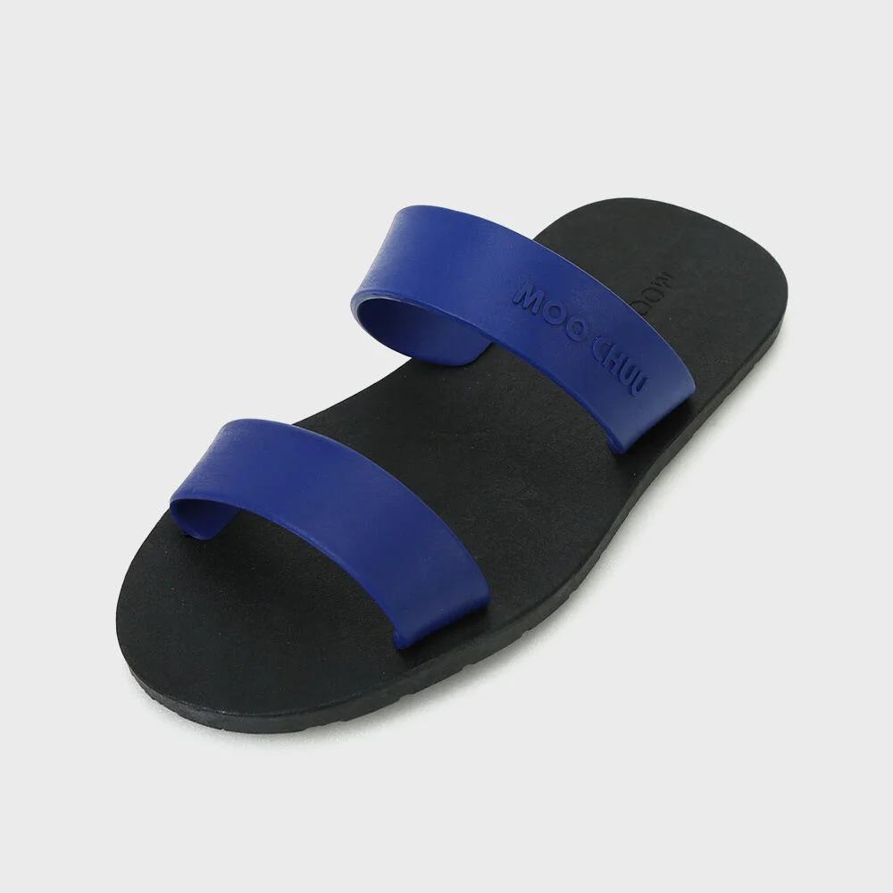 Two Straps, Black-Blue