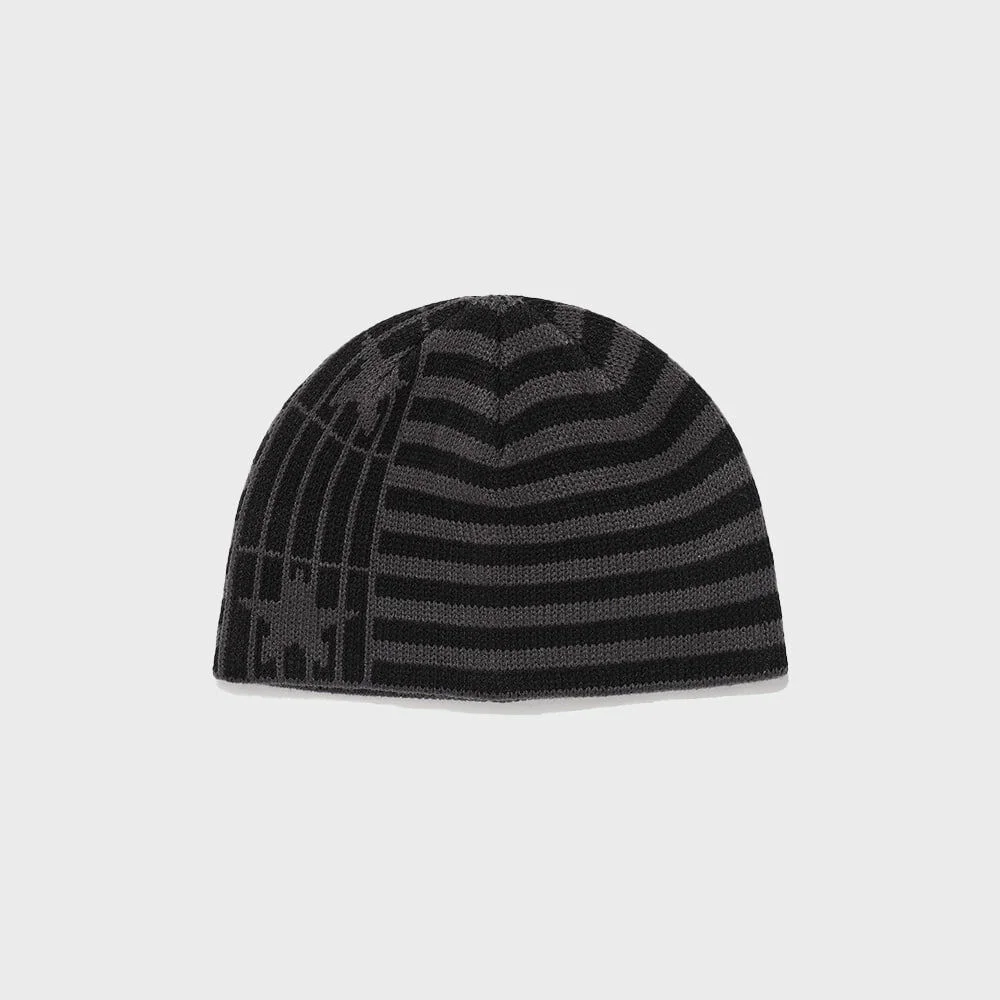 STAR STRIPE BEANIE_BLACK(IK2FFMAB20A)