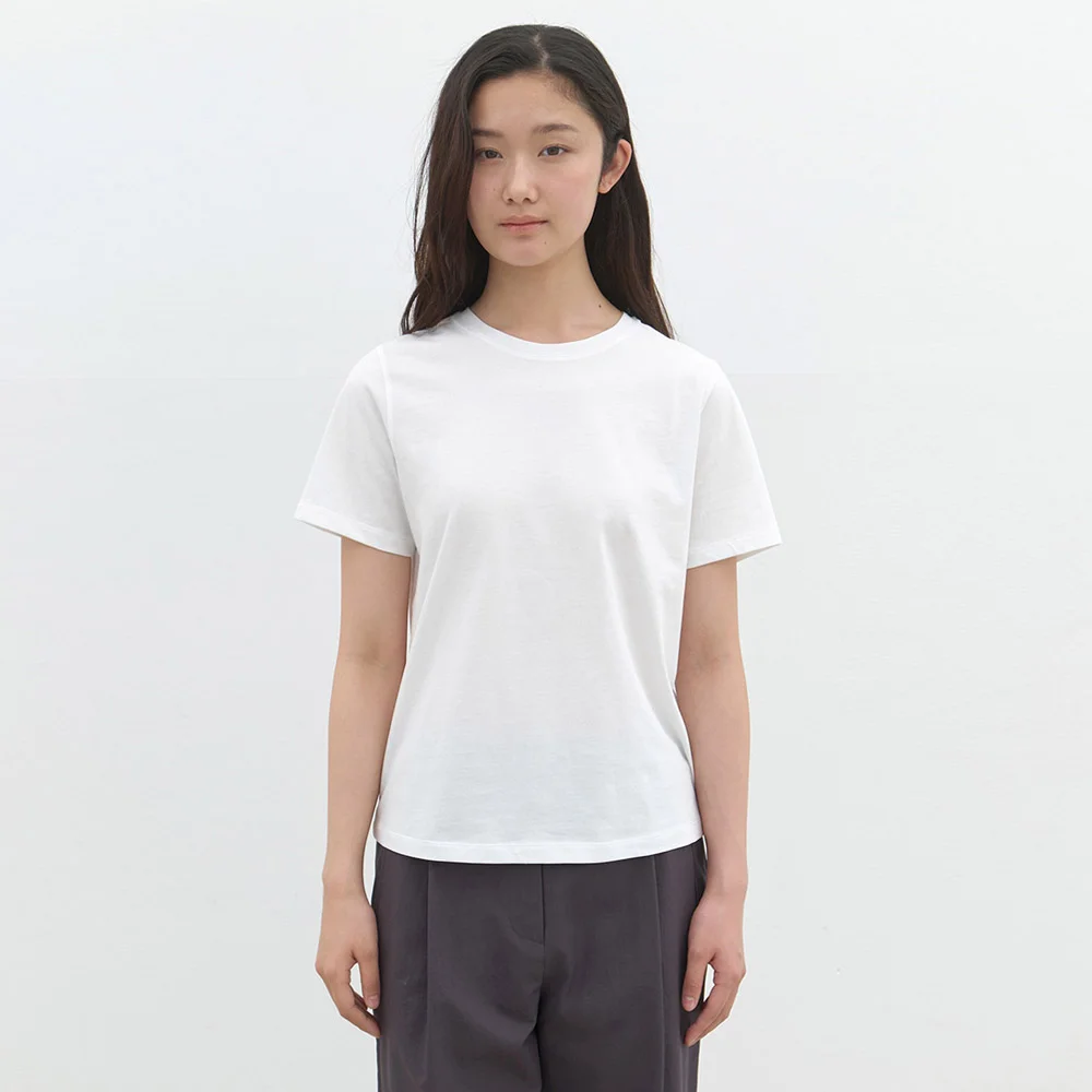 organic cotton t-shirt-white