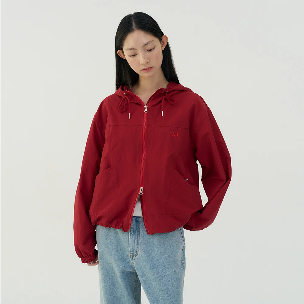 Street Embroidery Wind Blouson - Red