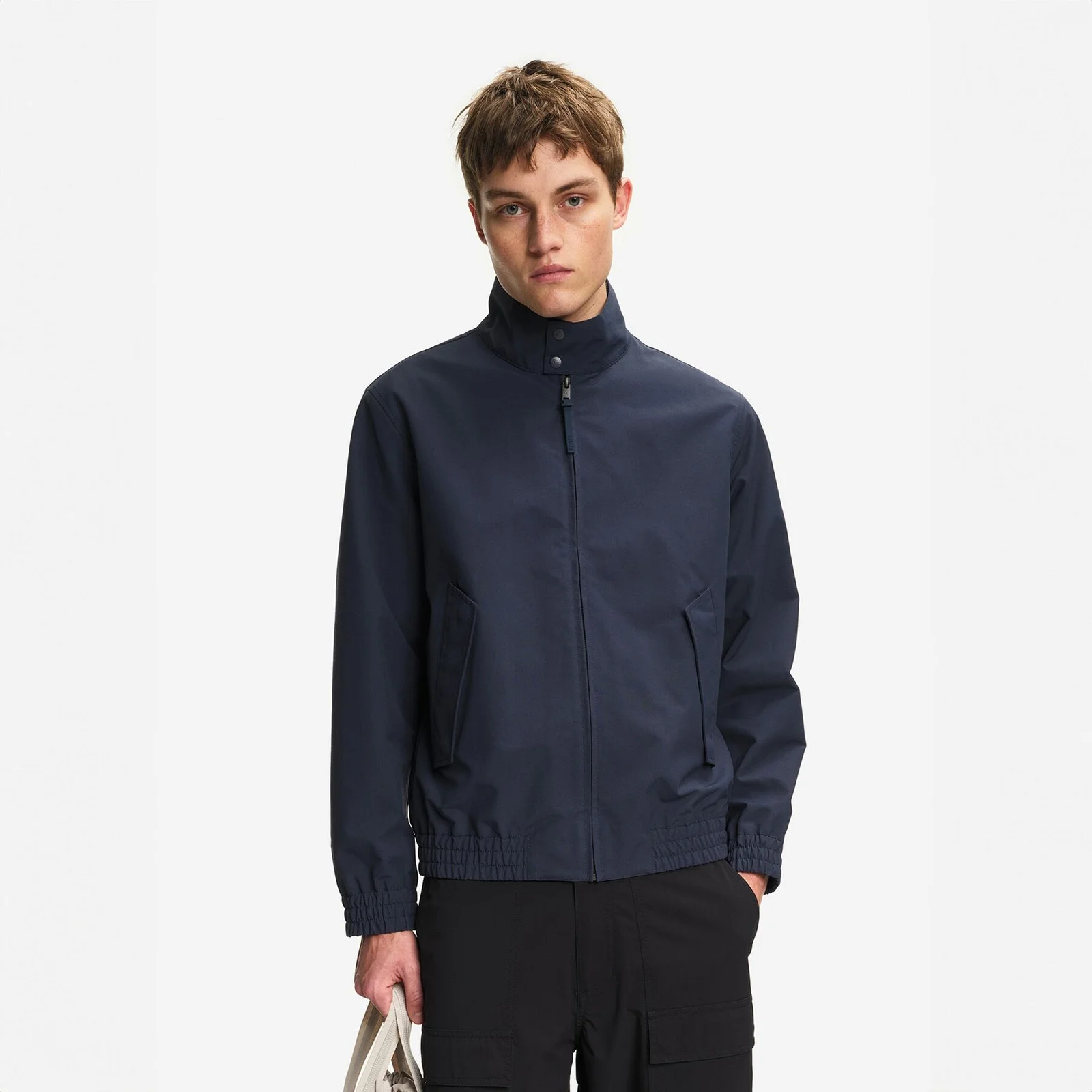 男裝 斜紋 Harrington 外套 AIS26MOUT003EMP