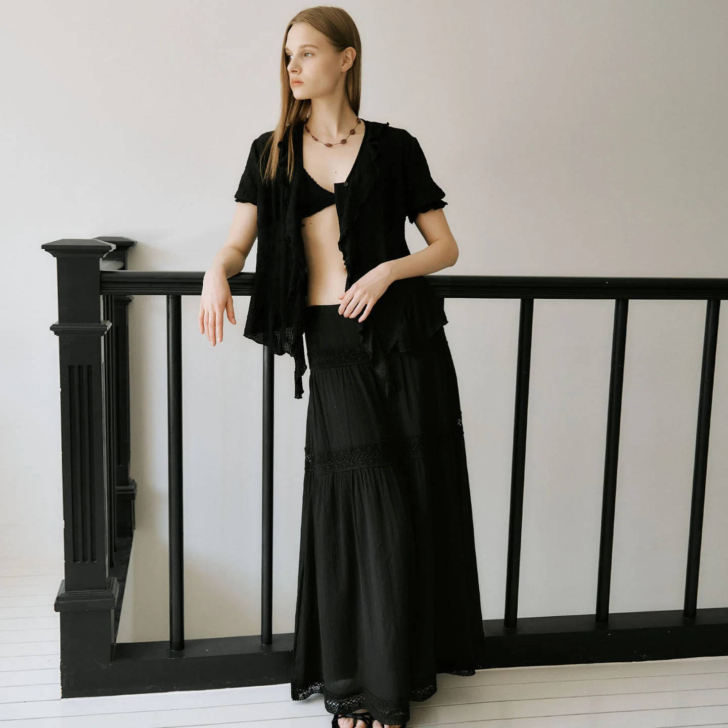 VINTAGE VACANCE LONG SKIRT
