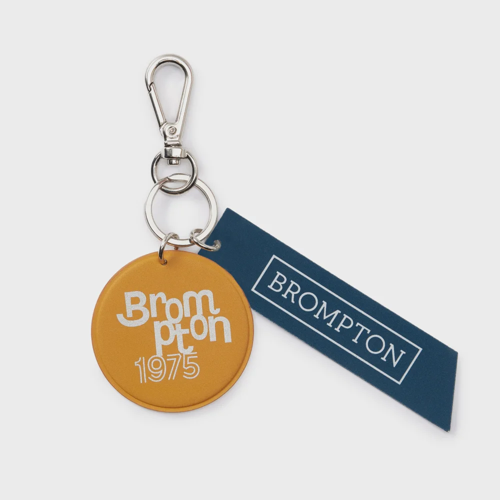 BICYCLE GRAPHIC KEYRING - MUSTARD (P255AAC410)